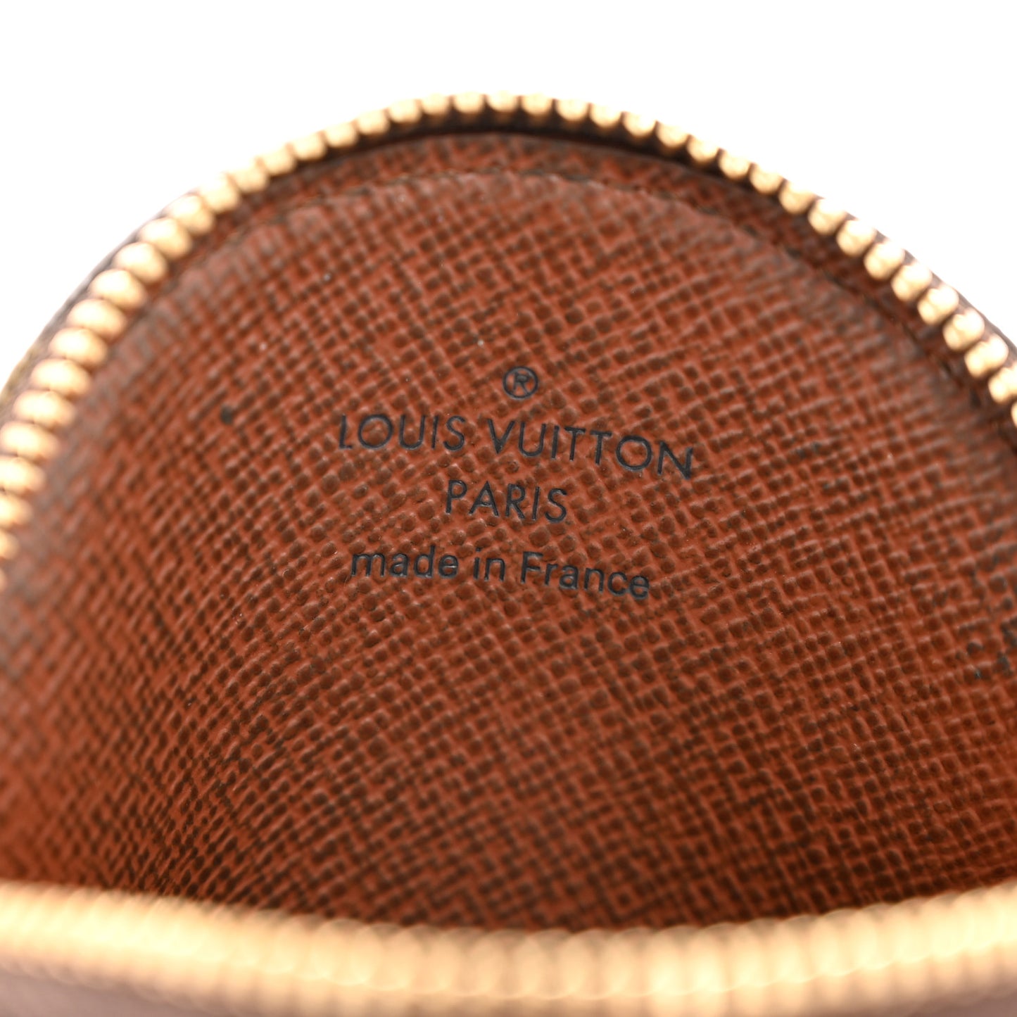 Monogram Round Coin Purse