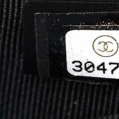 Chanel Jersey Quilted Flap Chain Waist Bag Black 7 of 11