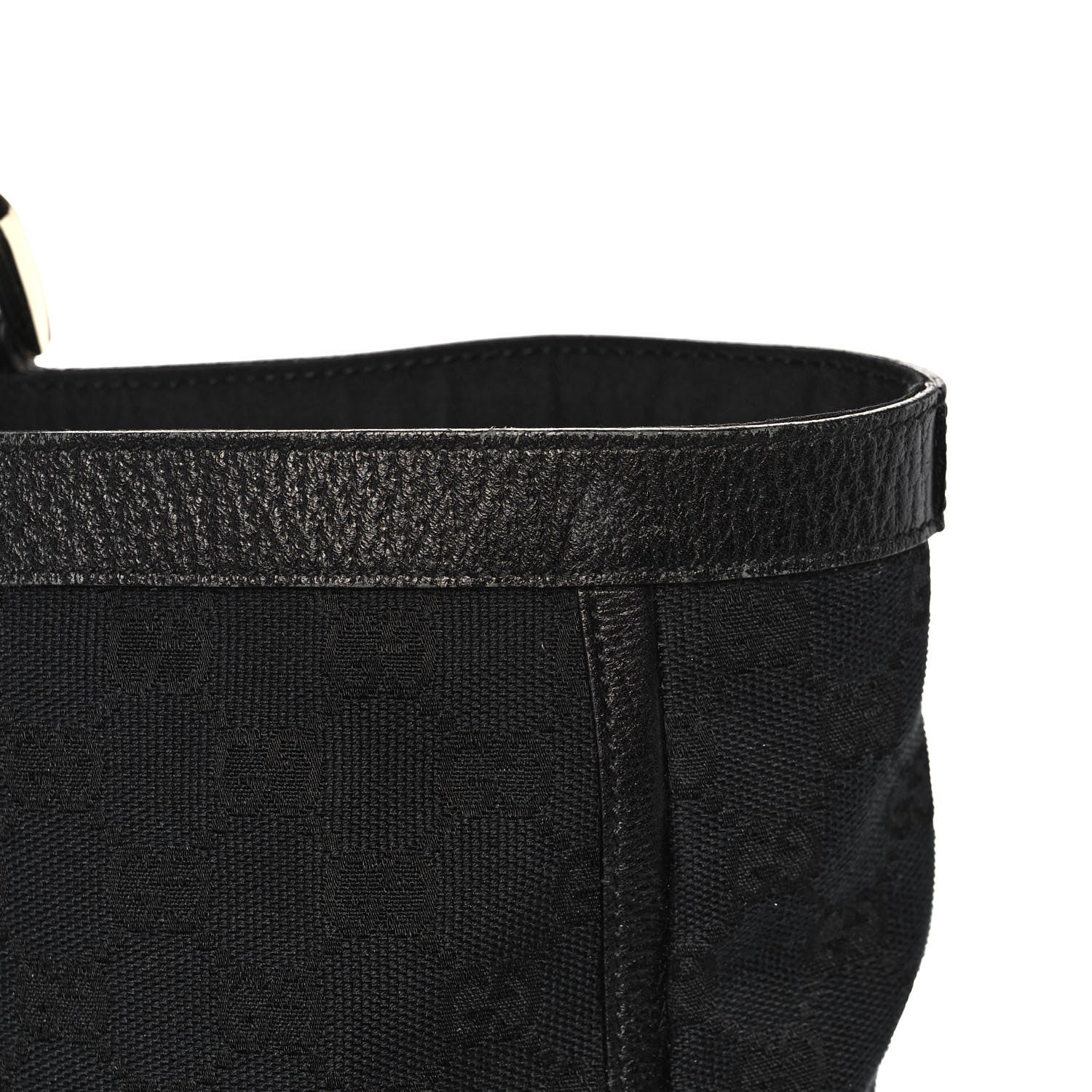 Gucci Monogram Large Abbey Tote Black 13 of 14