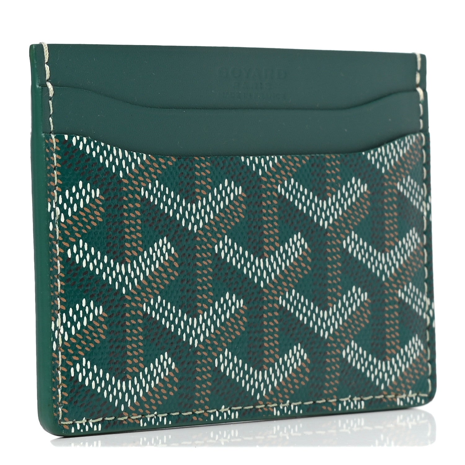 Goyard Goyardine Saint Sulpice Card Holder Green 2 of 4