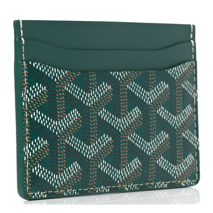Goyard Goyardine Saint Sulpice Card Holder Green 2 of 4