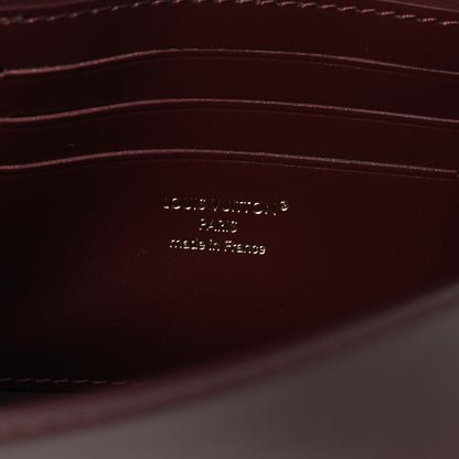 Louis Vuitton Calfskin LV Wallet On Chain Capucines Garnet 5 of 8