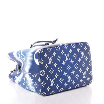 Louis Vuitton Monogram Escale Neonoe MM Blue 3 of 8