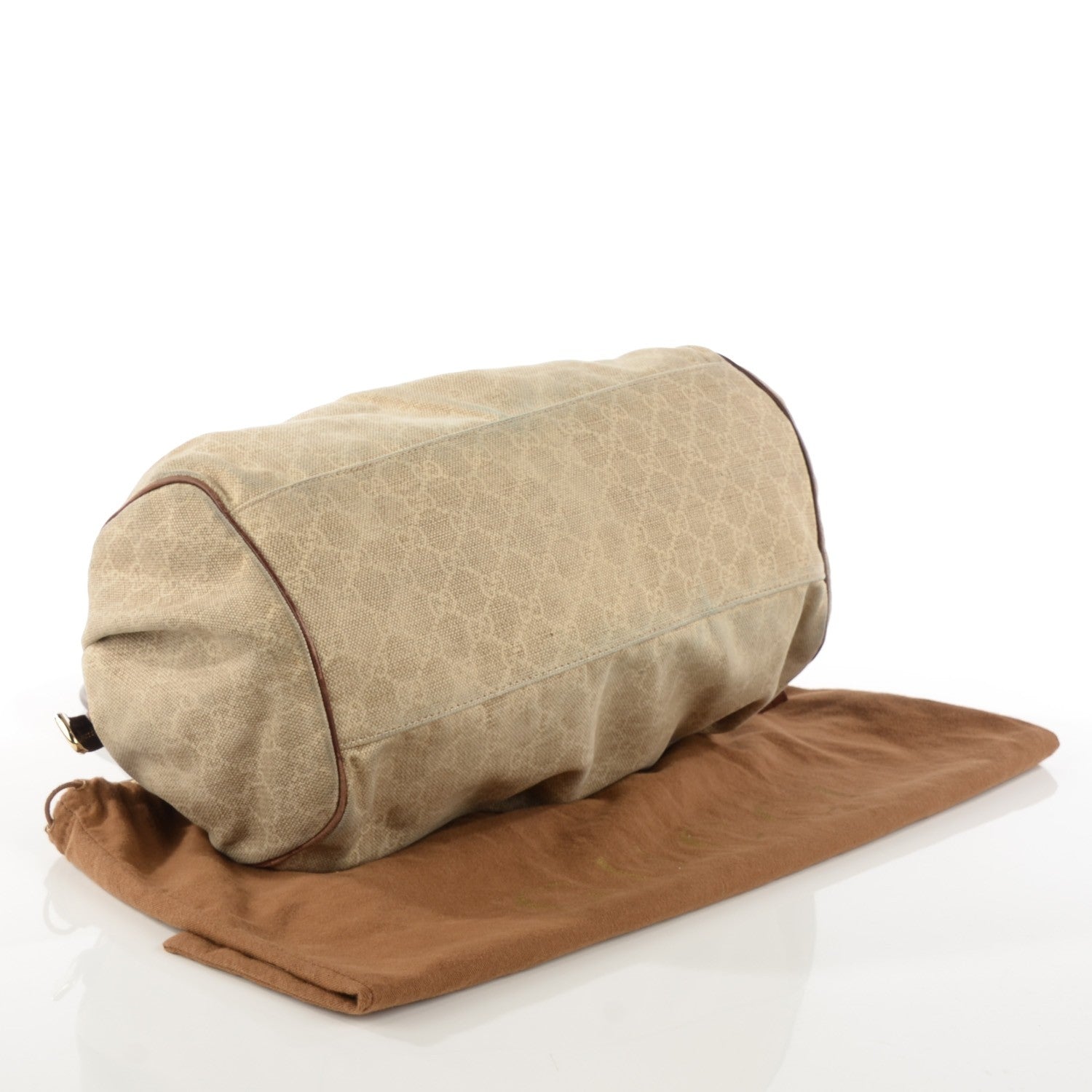 Gucci Monogram Cabinato Medium Sukey Boston Brown 6 of 11