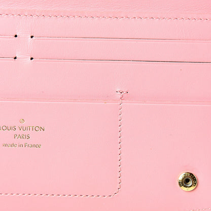 Louis Vuitton Calfskin City Steamer Wallet Kaki White 8 of 9