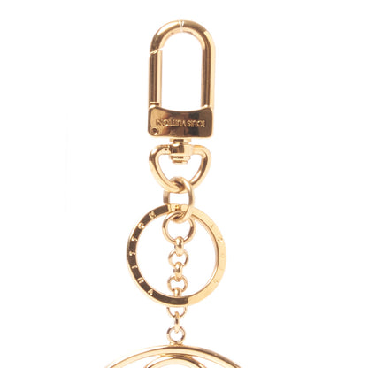Louis Vuitton LV Flower Finesse Bag Charm Key Holder Gold 2 of 4