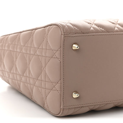Christian Dior Lambskin Cannage Medium Lady Dior Bois de Rose 9 of 10
