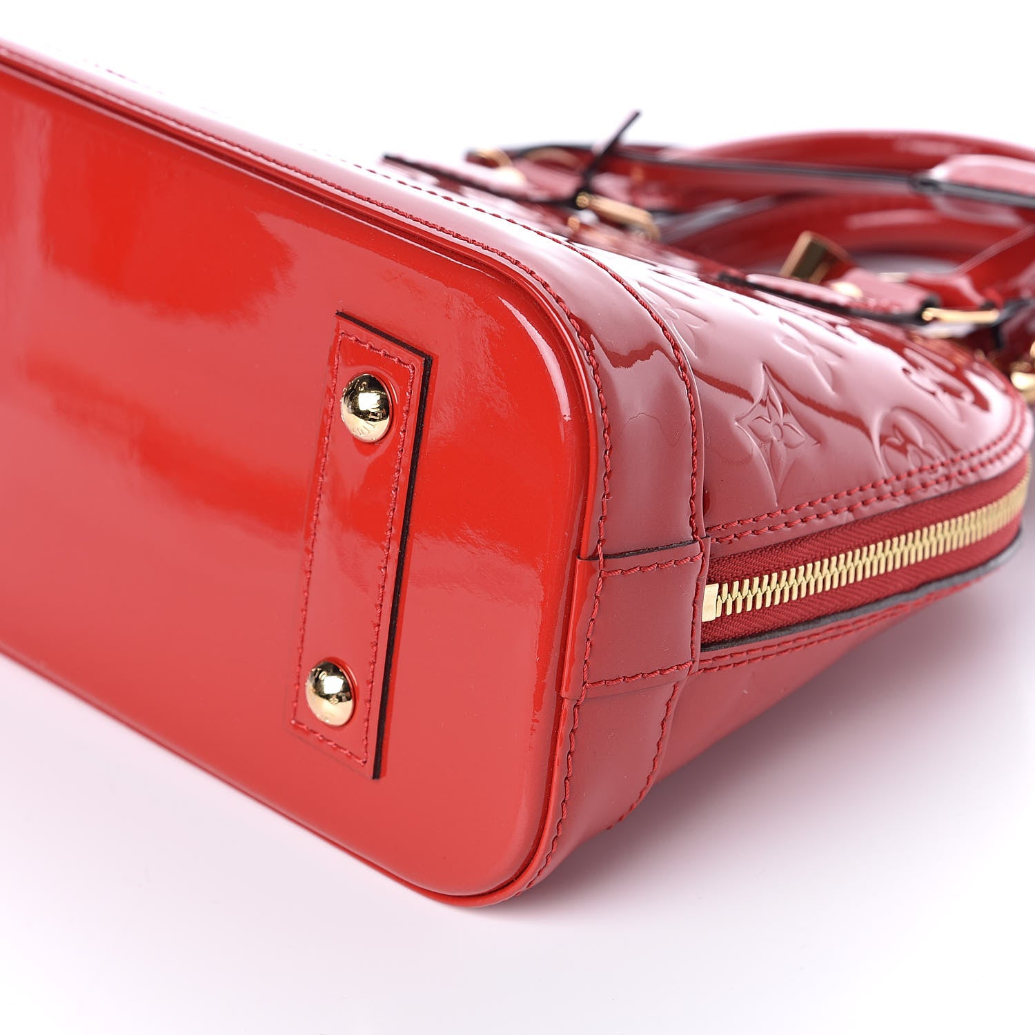 Louis Vuitton Vernis Alma BB Cherry 8 of 9