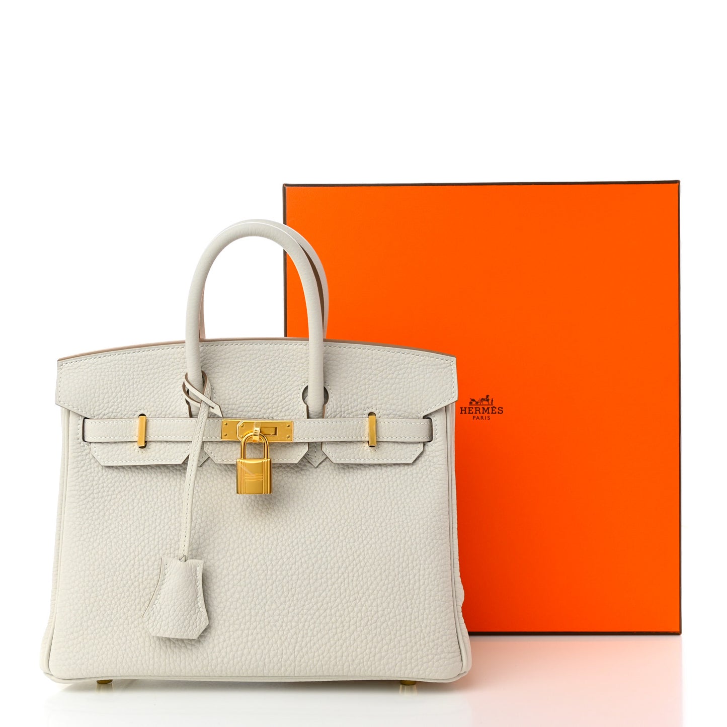 Togo Birkin 25 Gris Perle