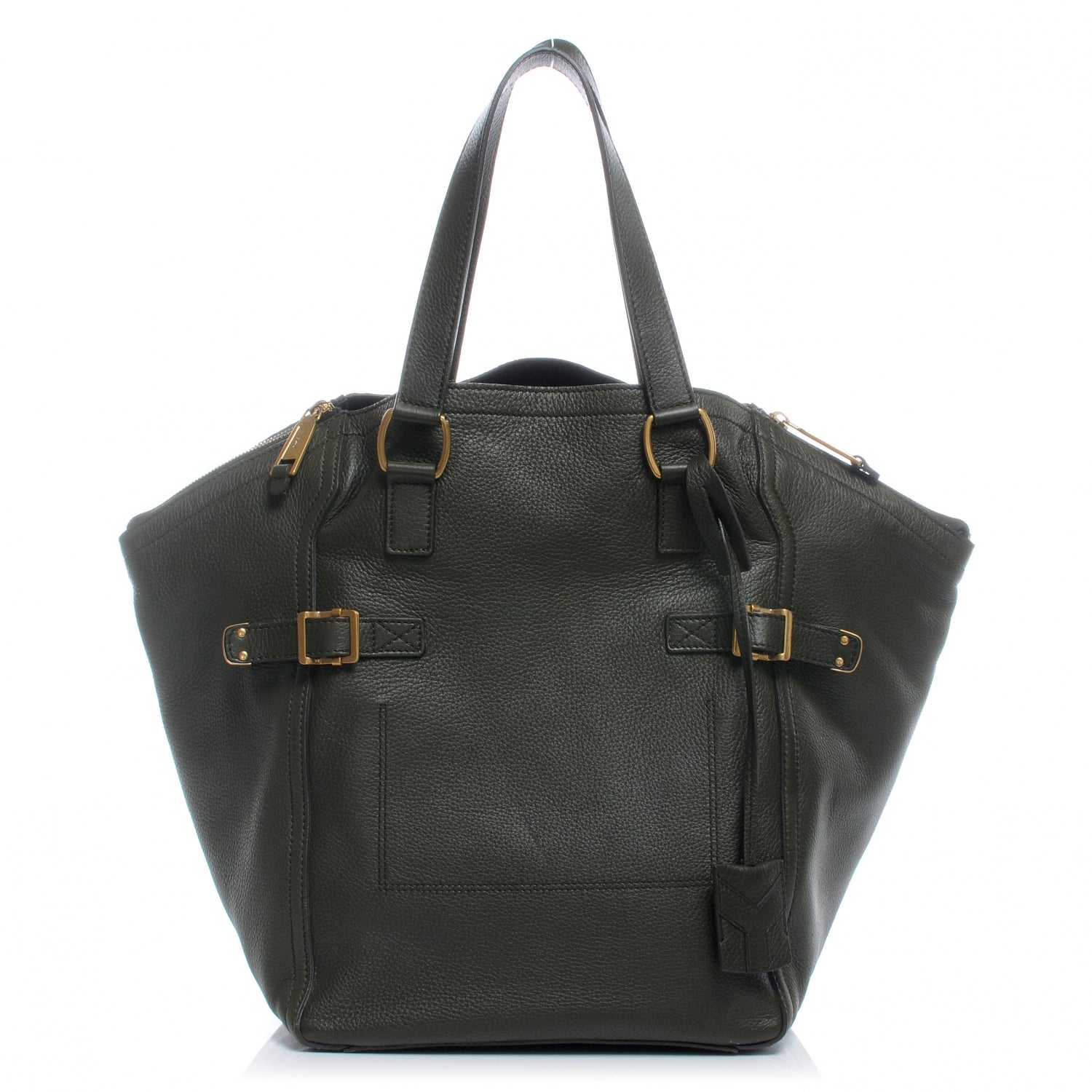 Saint Laurent Large Downtown Tote Olive 1 of 7