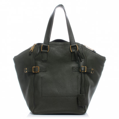 Saint Laurent Large Downtown Tote Olive 1 of 7