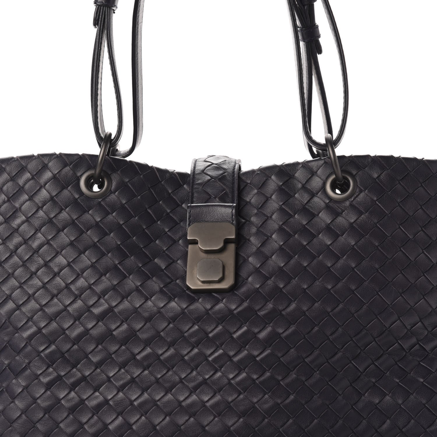 Bottega Veneta Nappa Intrecciato Large Capri Tote Ink 11 of 11