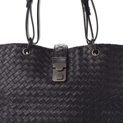 Bottega Veneta Nappa Intrecciato Large Capri Tote Ink 11 of 11