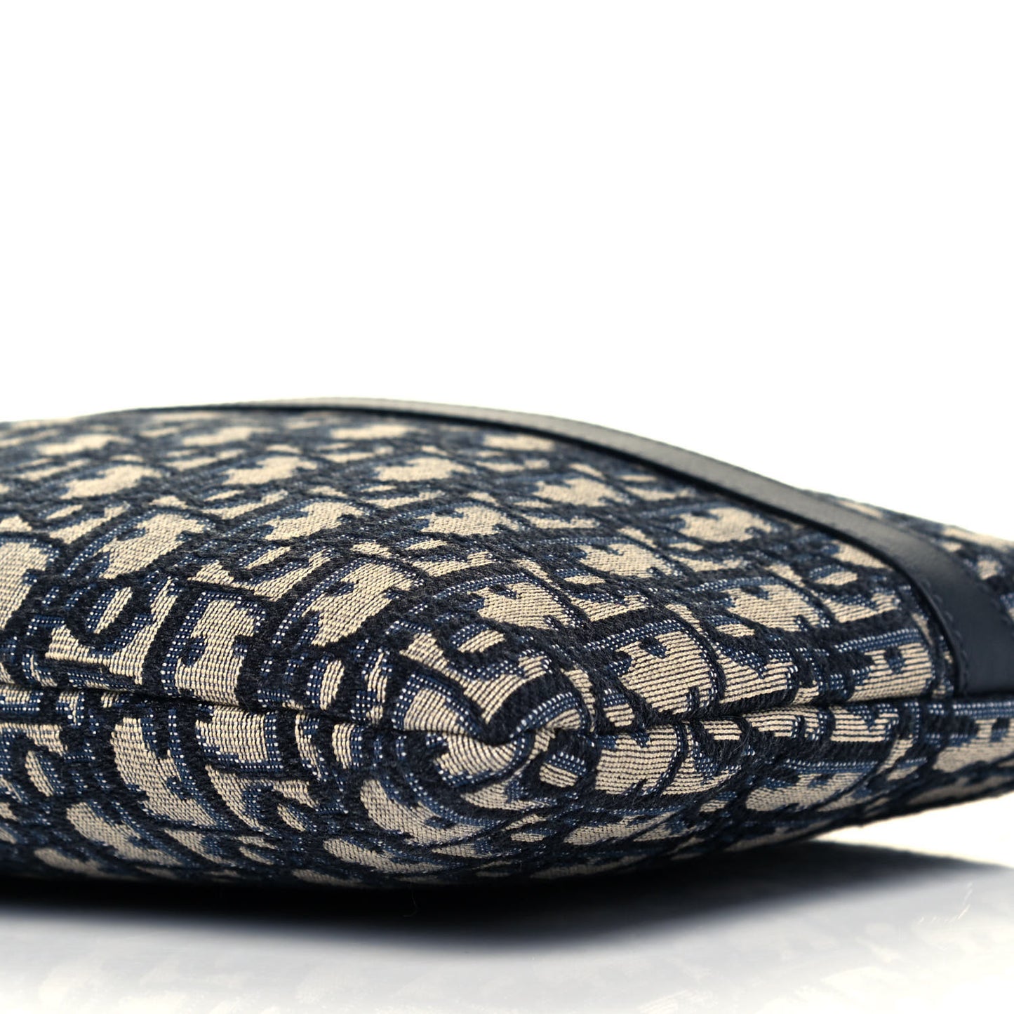 Oblique Pouch Clutch Blue