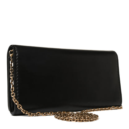 Christian Dior Smooth Calfskin J'adior Croisiere Chain Wallet Black 2 of 13