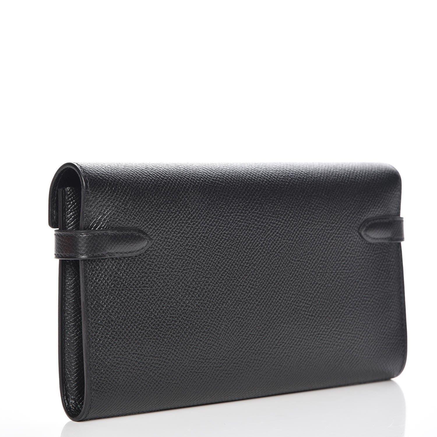Hermes Epsom Kelly Longue Wallet Black 3 of 17