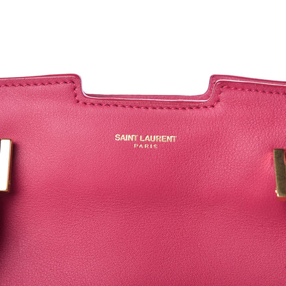Saint Laurent Calfskin Medium Classic Y Cabas Fuchsia 9 of 11