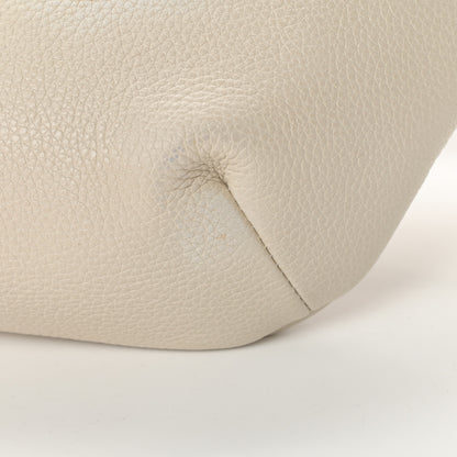 Gucci Grained Calfskin Logo Belt Bag White 11 of 11