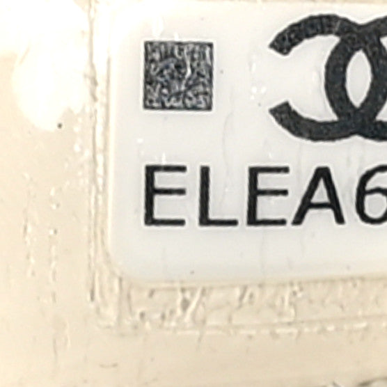 Chanel Caviar Quilted Hobo Clutch With Chain White 7 of 11