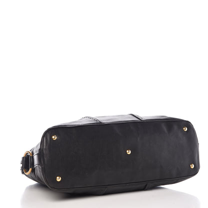 Saint Laurent Calfskin Oversized Muse Black 4 of 13