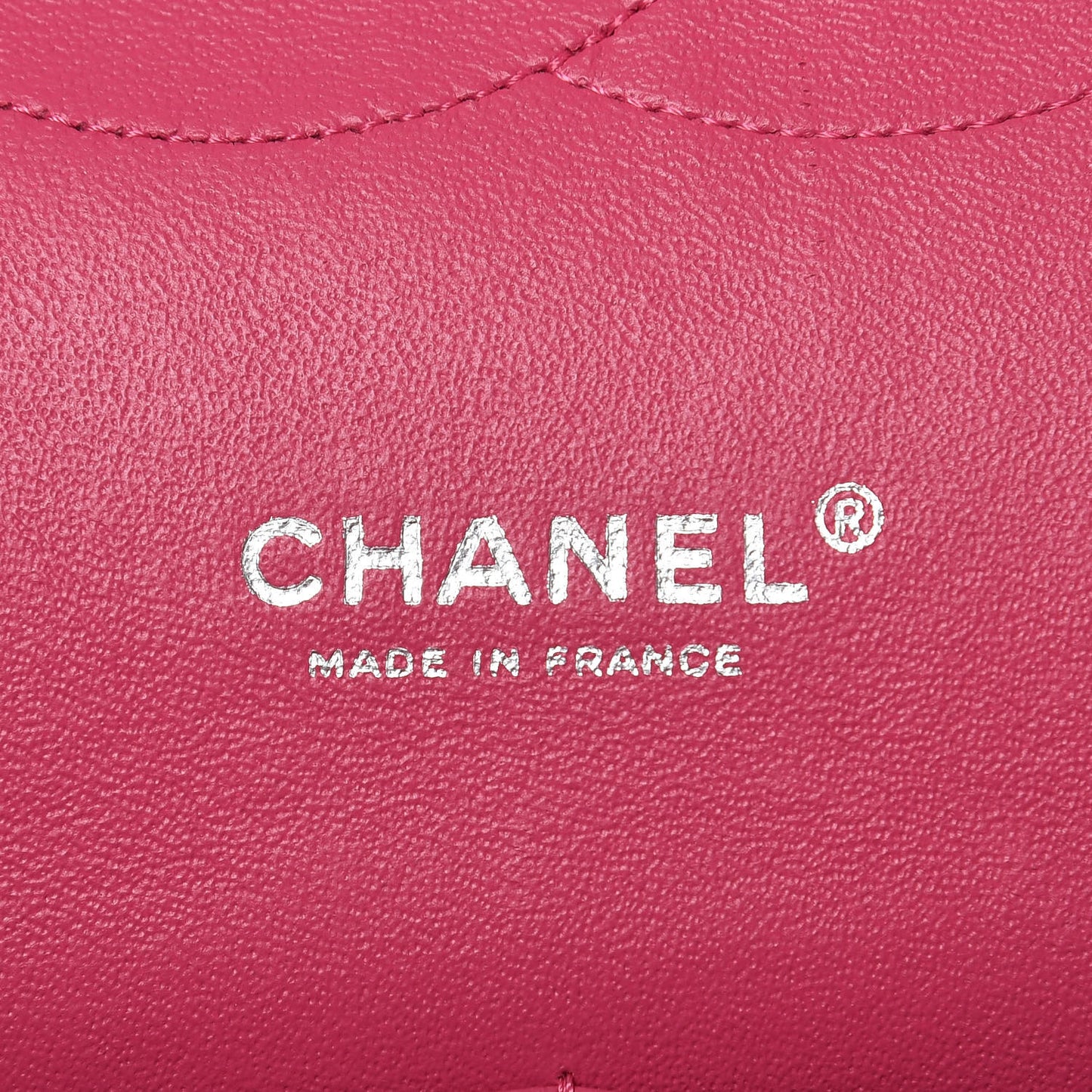 Patent Maxi Quilted Double Flap Dark Pink