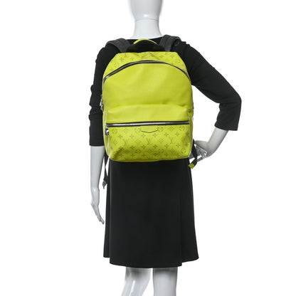 Louis Vuitton Taiga Monogram Discovery Backpack PM Yellow 2 of 10