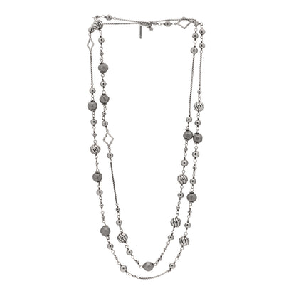 David Yurman Sterling Silver DY Elements Chain Necklace 2 of 3