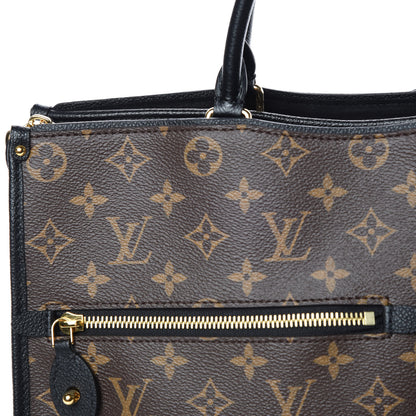 Louis Vuitton Monogram Popincourt MM Black 9 of 9