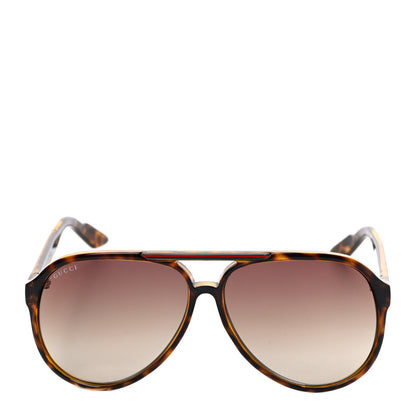 Gucci Acetate Polarized Web Aviator Sunglasses GG 1065/ S Tortoise 4 of 6