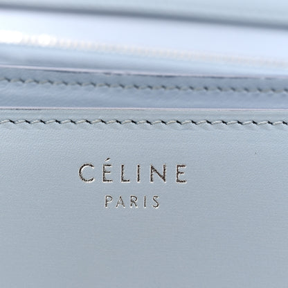 Celine Box Calfskin Medium Classic Box Flap Bag Pale Blue 6 of 10