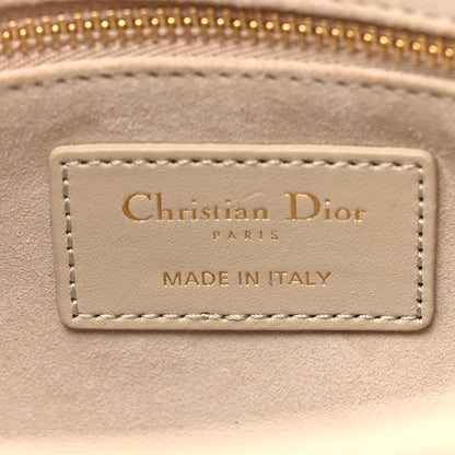 Christian Dior Lambskin Cannage Small My ABCDior Lady Dior Beige 6 of 15