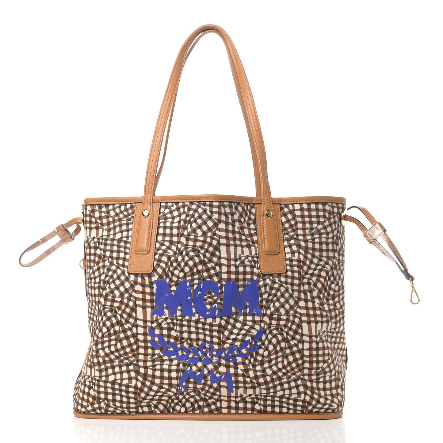 Visetos Medium Liz Reversible Shopper Tote Cognac