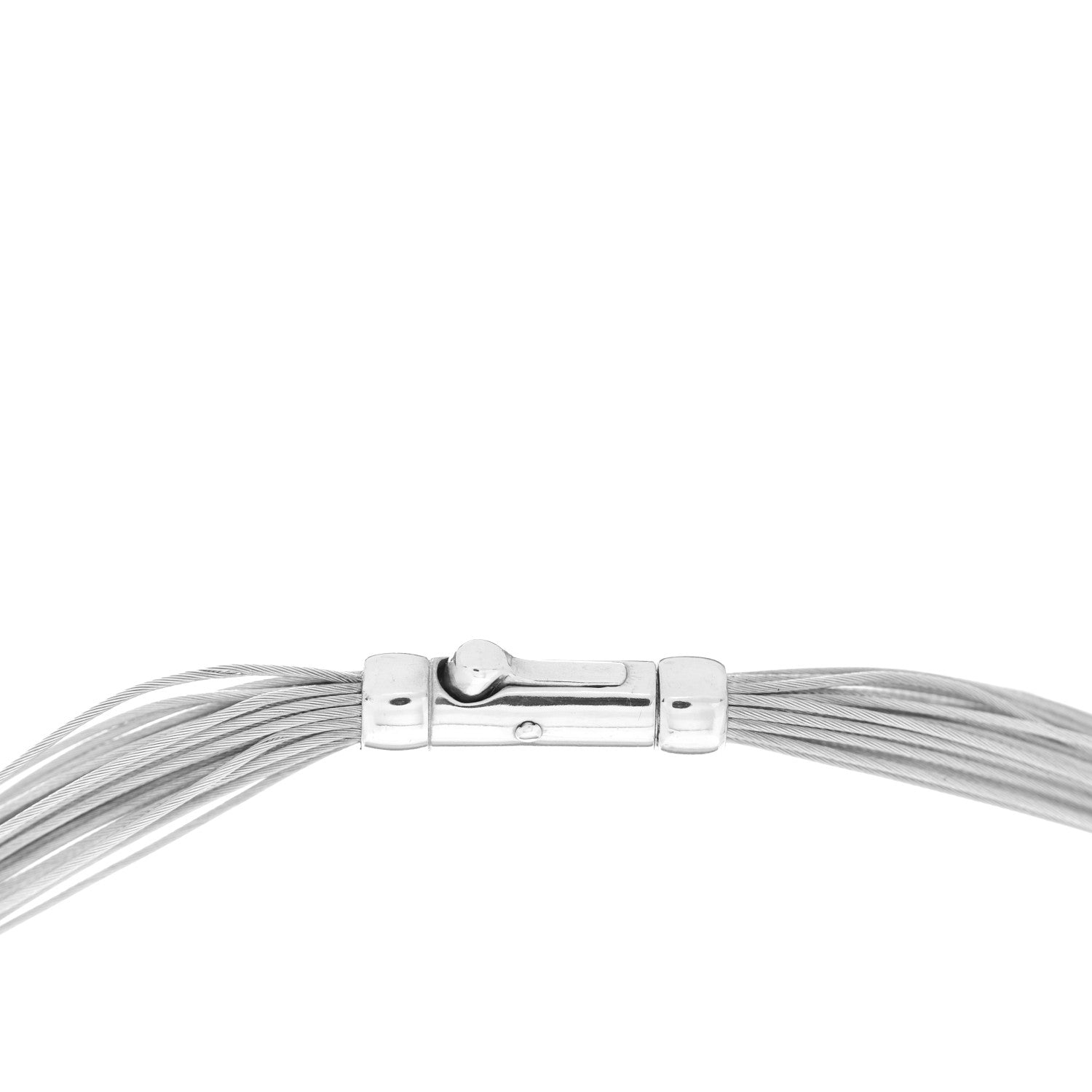 Tiffany Sterling Silver Multi Strand Wire Choker Necklace 3 of 4