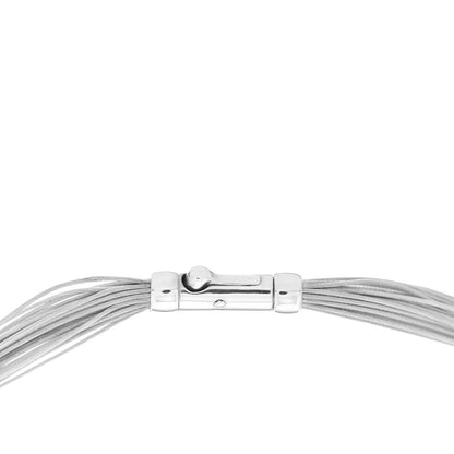 Tiffany Sterling Silver Multi Strand Wire Choker Necklace 3 of 4