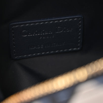 Christian Dior Technical Fabric Macrocannage DiorTravel Nomad Pouch Beige Blue 6 of 8