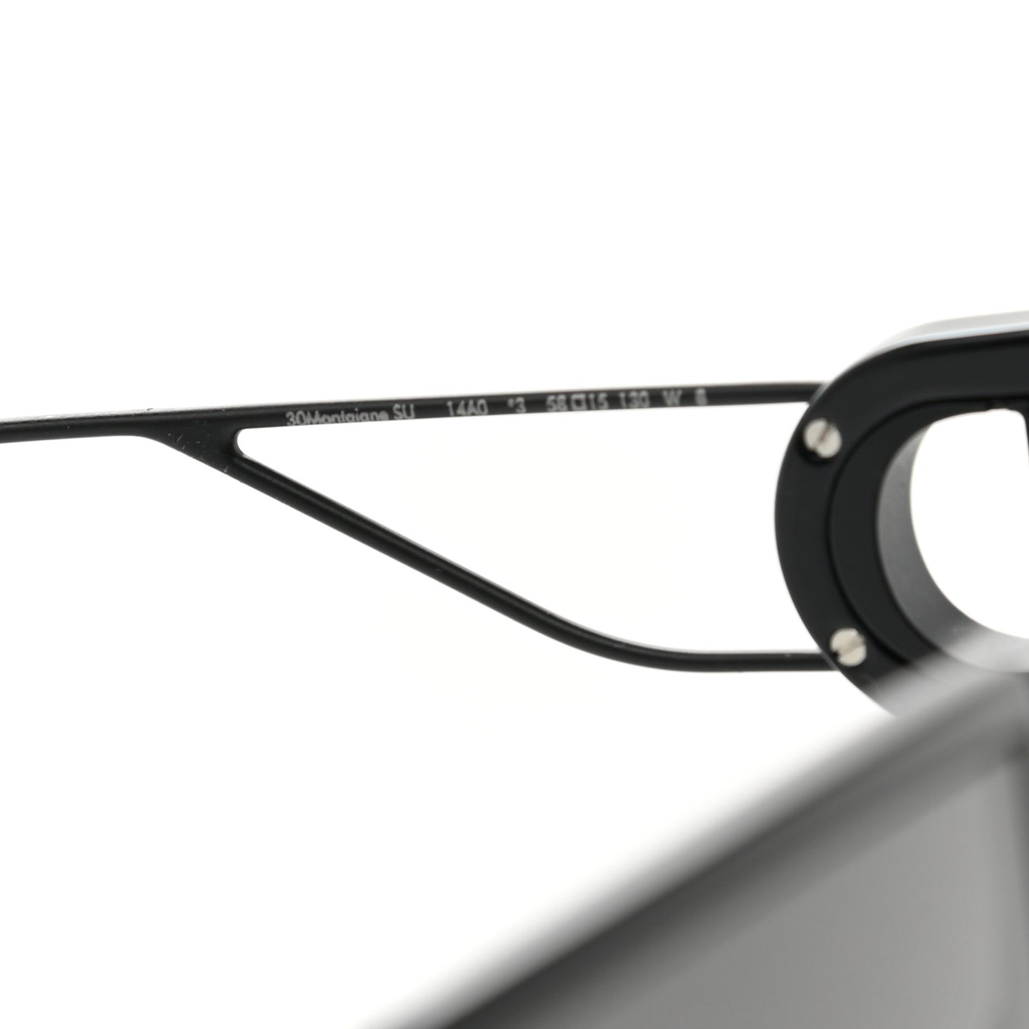 Square 30 Montaigne Sunglasses Black