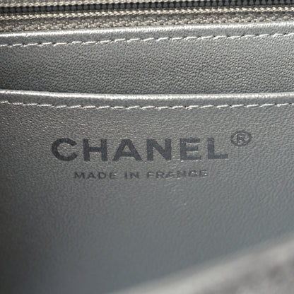 Chanel Metallic Lambskin Quilted Mini Rectangular Flap Silver 6 of 10