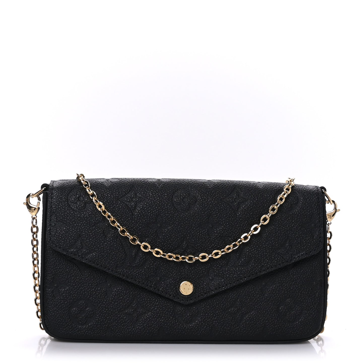 Empreinte Pochette Felicie Chain Wallet Black