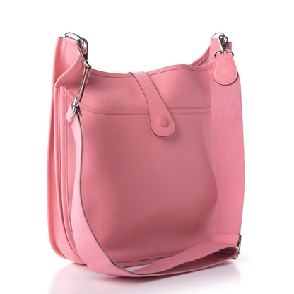Hermes Epsom Evelyne III GM Rose Confetti 3 of 12