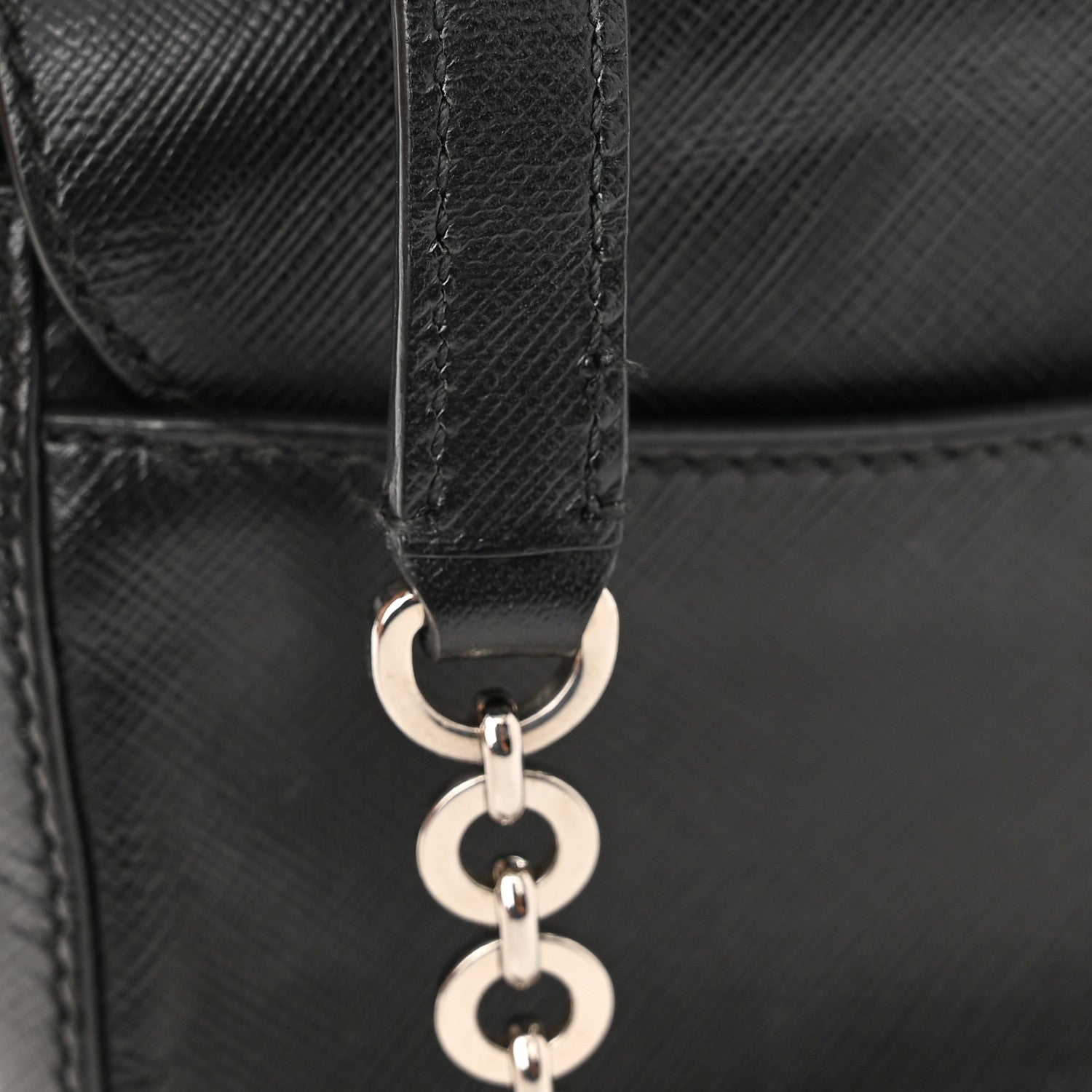Salvatore Ferragamo Saffiano Paris Crossbody Bag Black 11 of 12