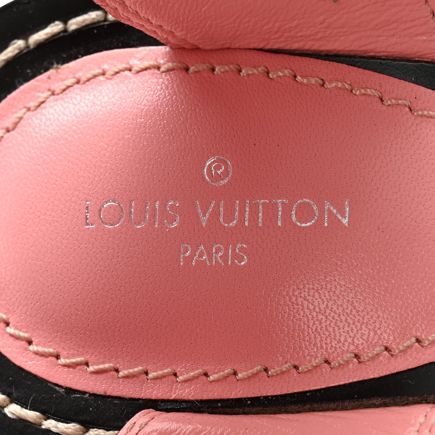 Louis Vuitton Calfskin Monogram Passenger Sandals 38.5 Black 6 of 10