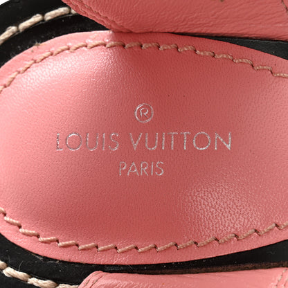 Louis Vuitton Calfskin Monogram Passenger Sandals 38.5 Black 6 of 10