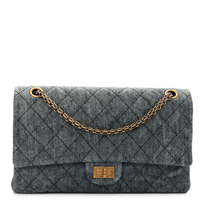 Chanel Denim Quilted 2.55 Reissue 226 Flap Dark Blue 1 of 10