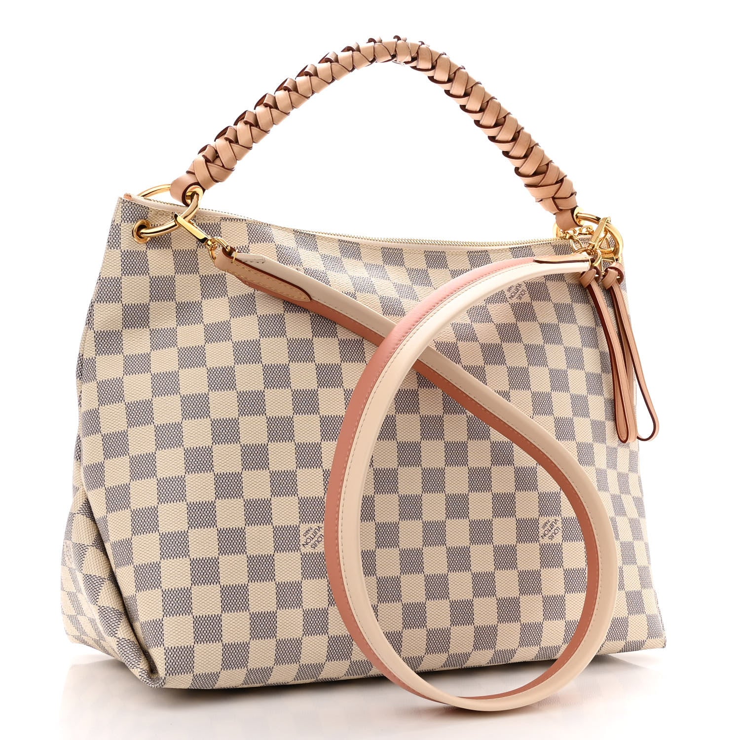 Louis Vuitton Damier Azur Beaubourg Hobo MM 3 of 9