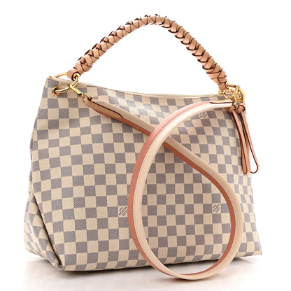 Louis Vuitton Damier Azur Beaubourg Hobo MM 3 of 9
