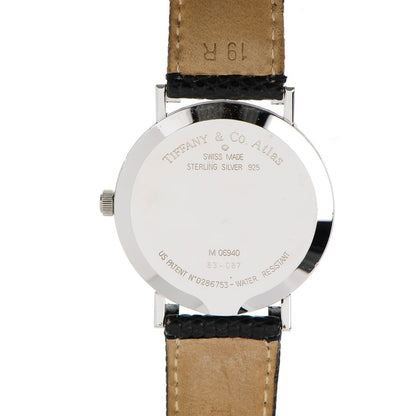 Tiffany Sterling Silver Lizard 36mm Atlas Automatic Watch 7 of 8