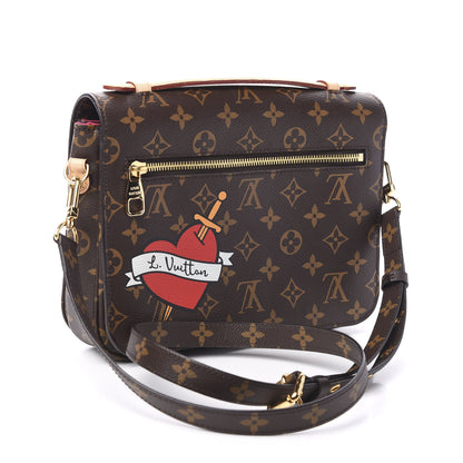 Louis Vuitton Monogram Patches Pochette Metis 2 of 8