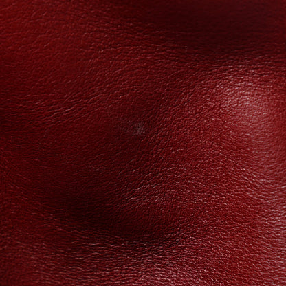 Saint Laurent Lambskin Quilted Small Loulou Puffer Monogram Chain Satchel Red 11 of 12