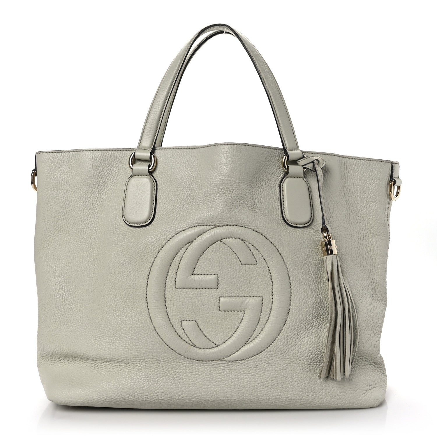 Gucci Cellarius Calfskin Large Soho Working Tote Off White 1 of 13