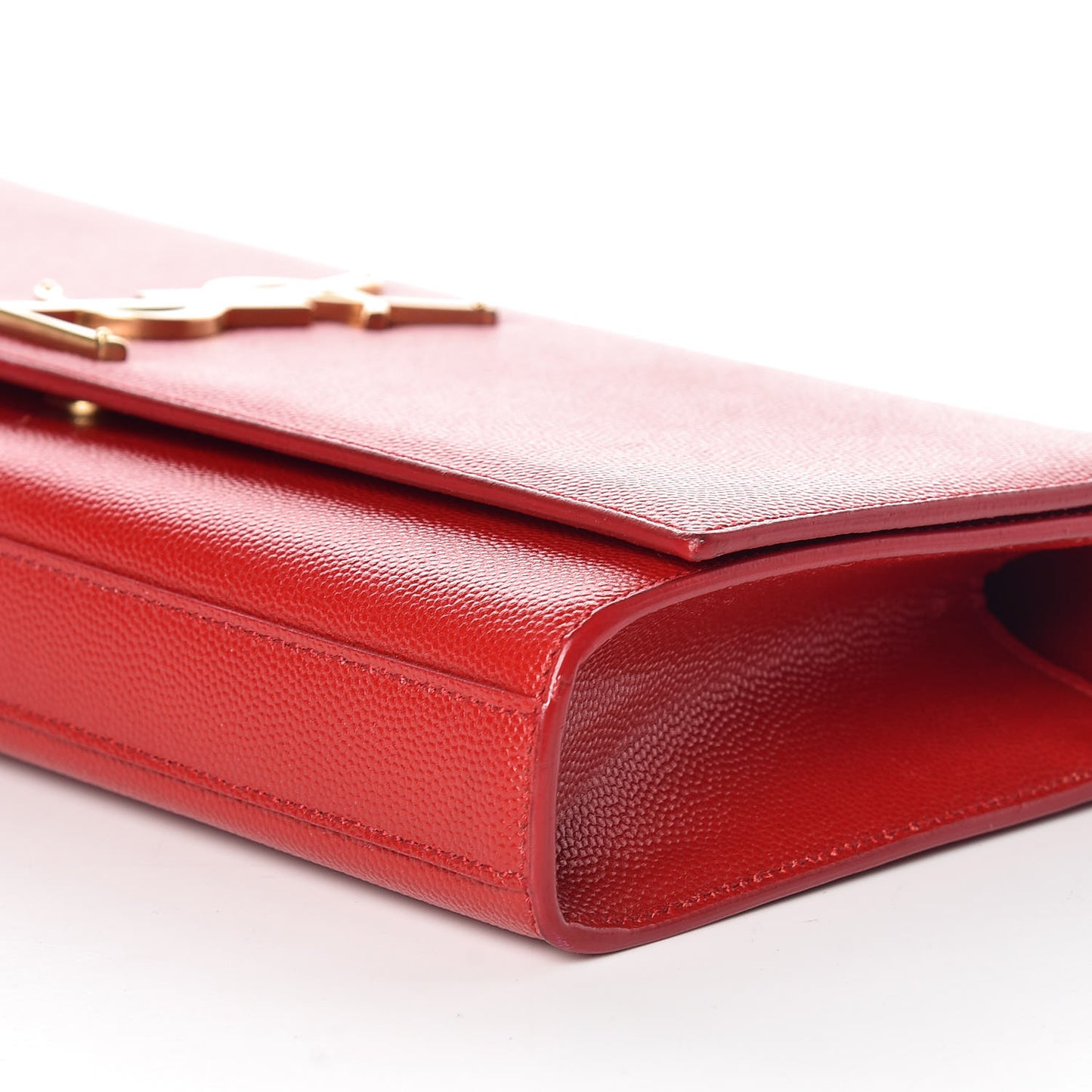 Grain De Poudre Classic Monogram Cassandre Clutch New Red